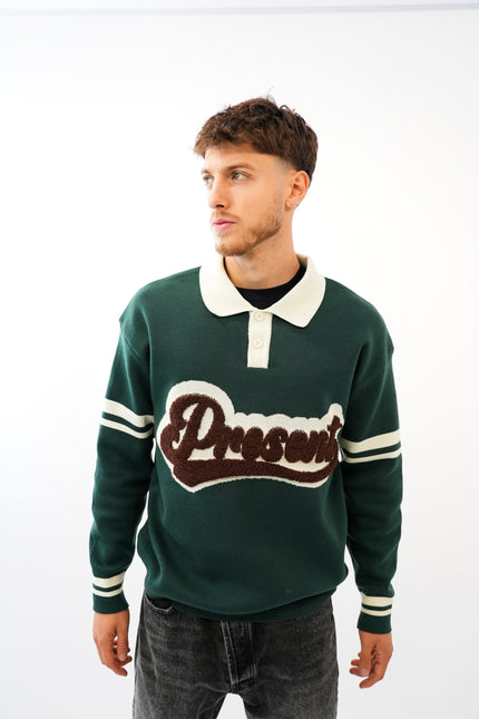 Sweat "Present" Dark Green