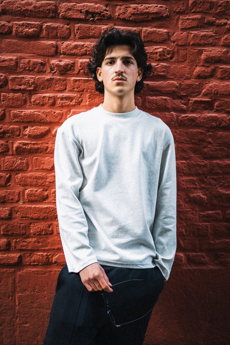 LONG SLEEVE TSHIRT Blanck - Grey