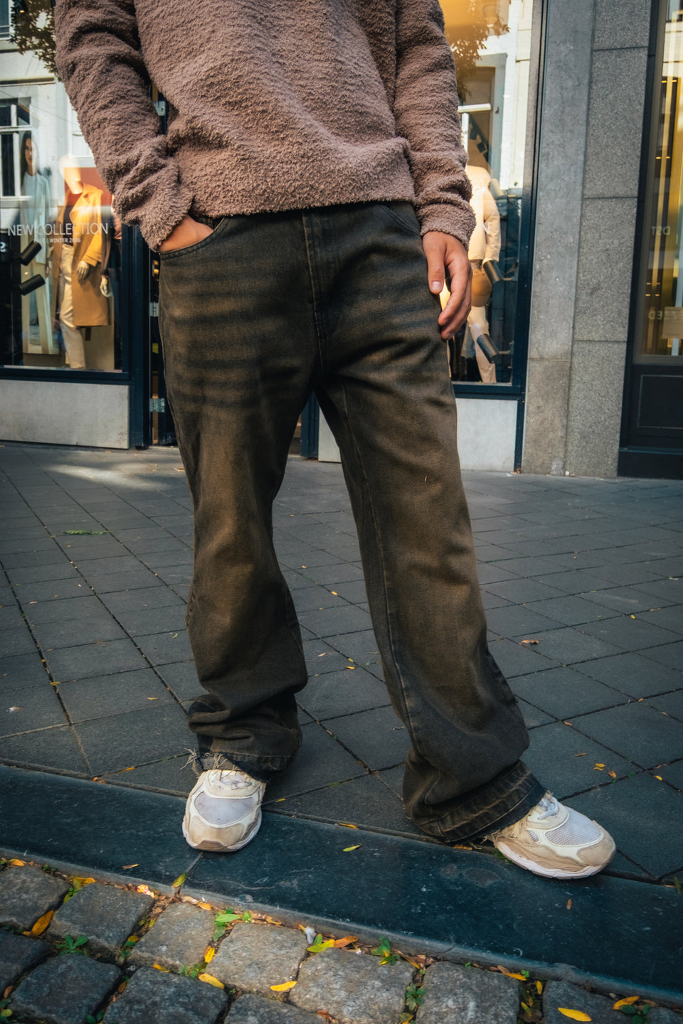 Brown flair pants