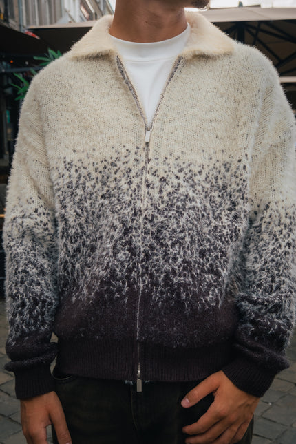 Cream & mocha jacket