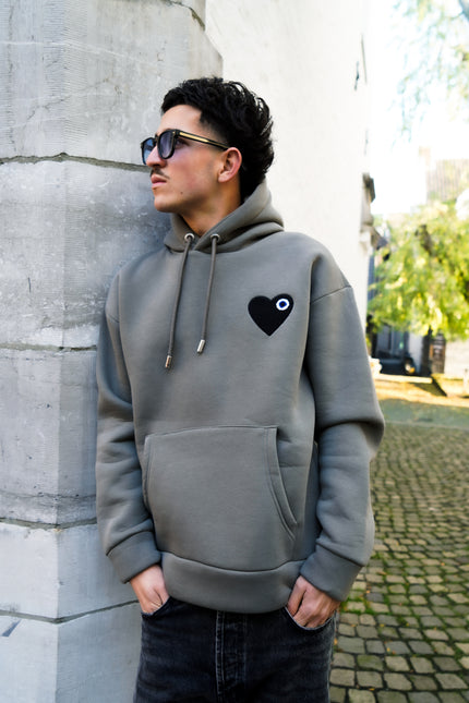 Hoodie "black heart"