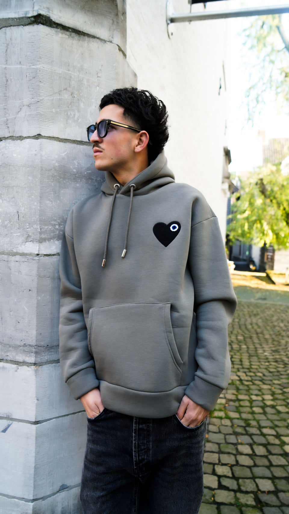 Hoodie "black heart"