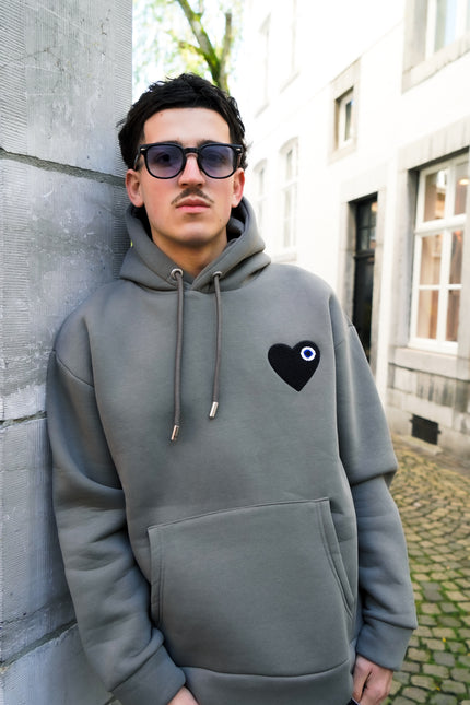 Hoodie "black heart"