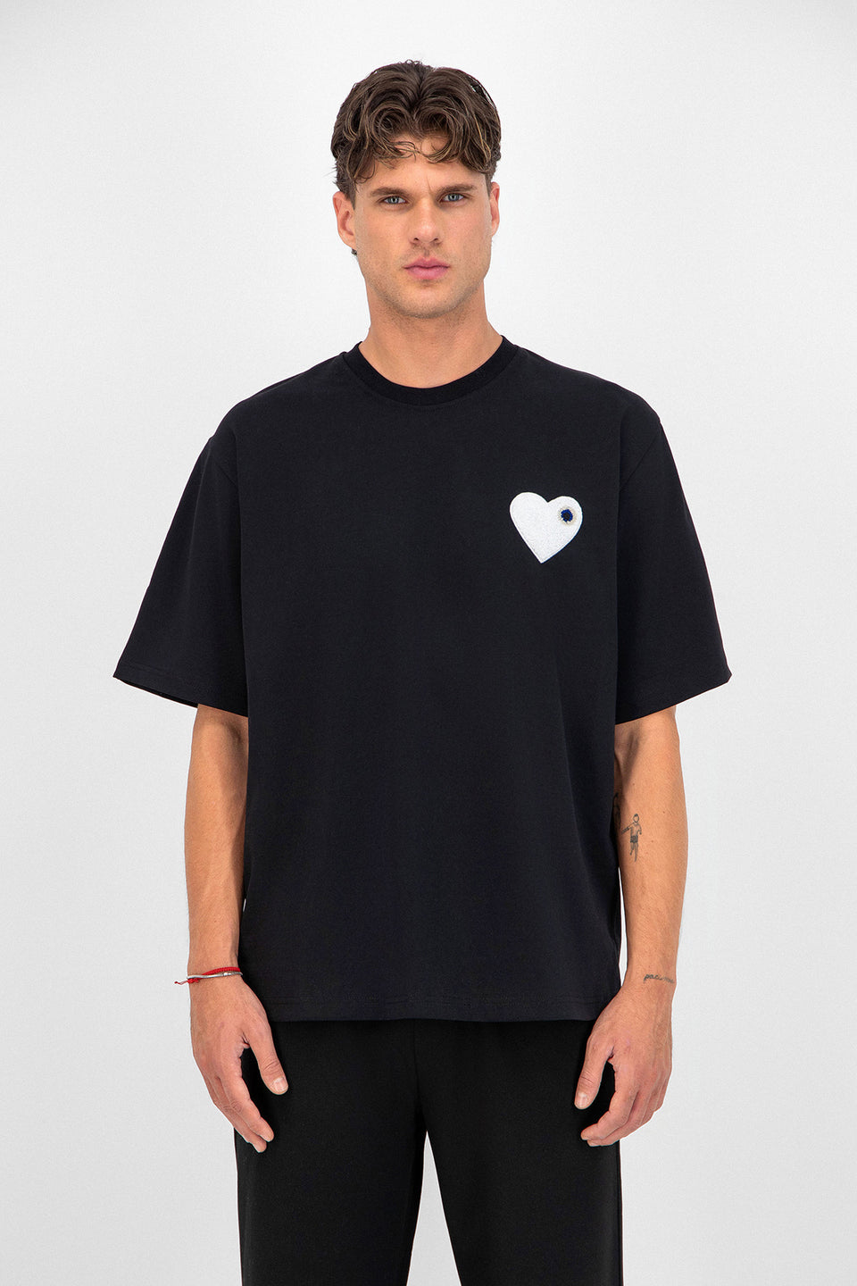 T-shirt "Heart" Black/White