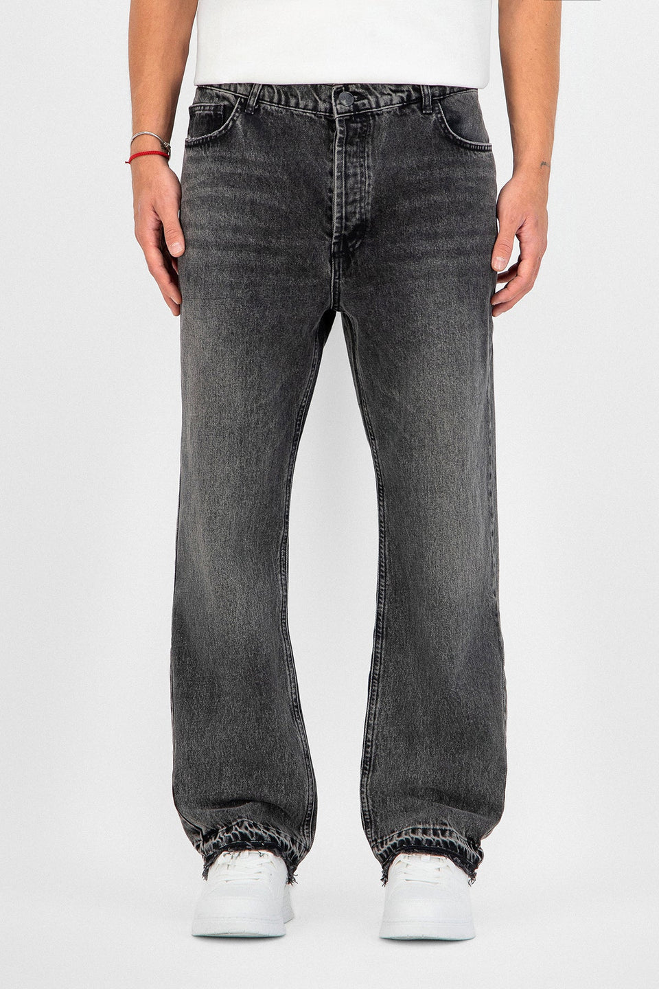 Jeans Flare Fit Dark Grey